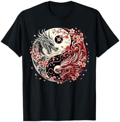 MUZE【ACID YIN-YANG FLOCKY PRINT T-SH】 Amazon.com: Yin Yang T-Shirt : Clothing, Shoes & Jewelry